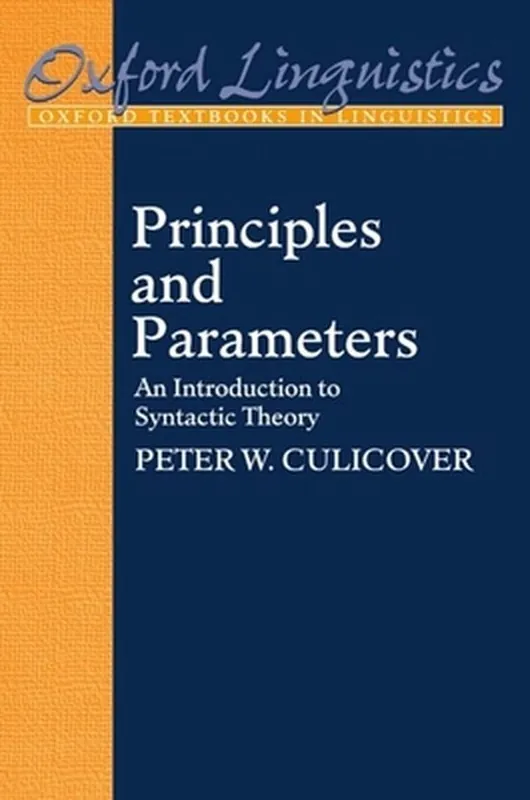 Oxford Textbooks in Linguistics- Principles and Parameters Exclusieve Aanbieding