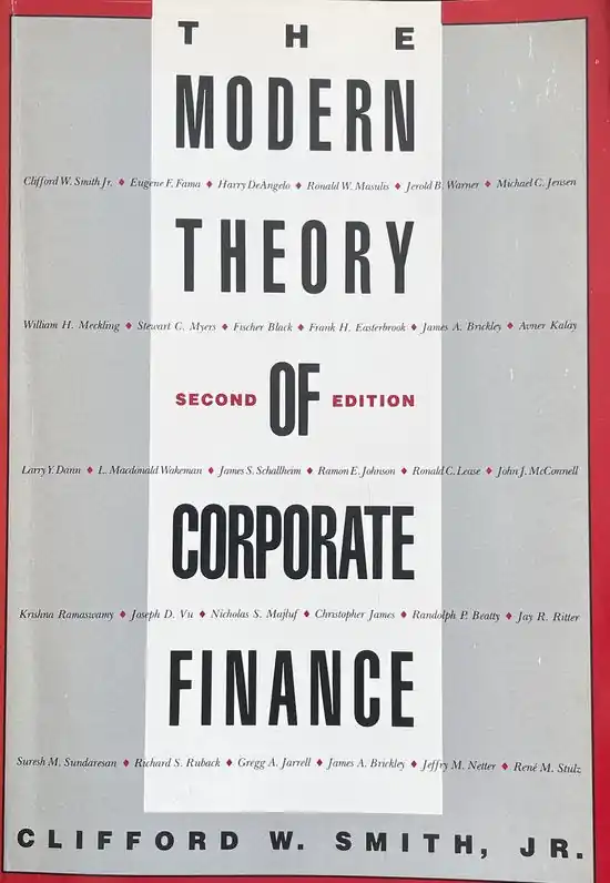 Tijdelijk Beschikbaar The Modern Theory of Corporate Finance