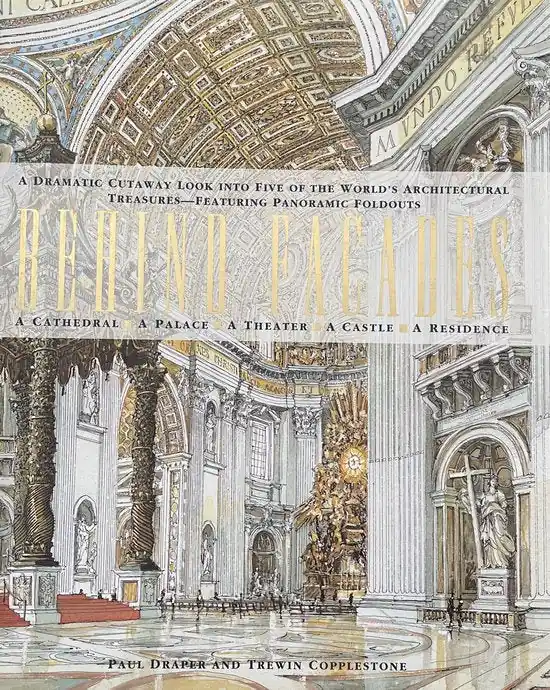 Behind Facades/a Dramatic Cutaway Look into Five of the World's Architectural Treasures-Featuring Panoramic Foldouts Favoriet