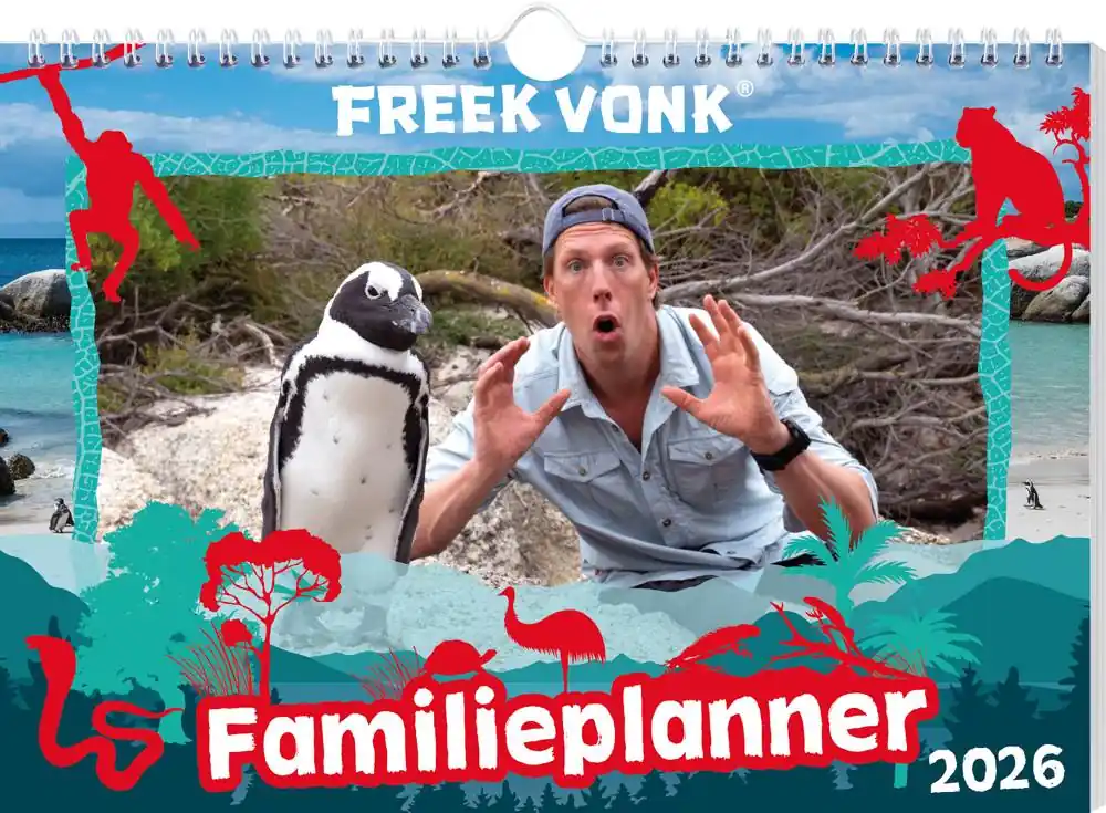 Freek Vonk familieplanner - 2026 / Druk 1 Direct Verzonden