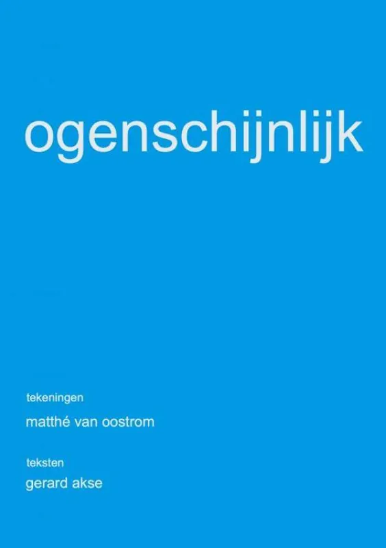 Gratis Verzending OGENSCHIJNLIJK / Druk 1
