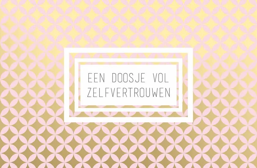 Een doosje vol zelfvertrouwen / Druk 2 Snelle Levering