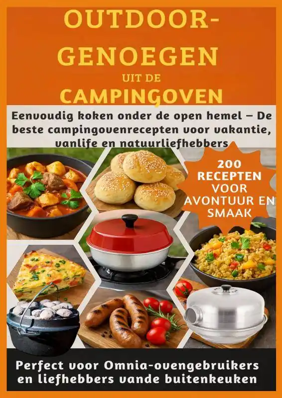 Nieuw OUTDOOR-GENOEGEN UIT DE CAMPINGOVEN: 200 RECEPTEN VOOR AVONTUUR EN SMAAK-Perfect voor Omnia-ovengebruikers en liefhebbers vande buitenkeuken / Druk 1