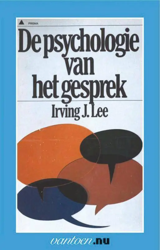 Betrouwbaar Psychologie van het gesprek / Druk 90