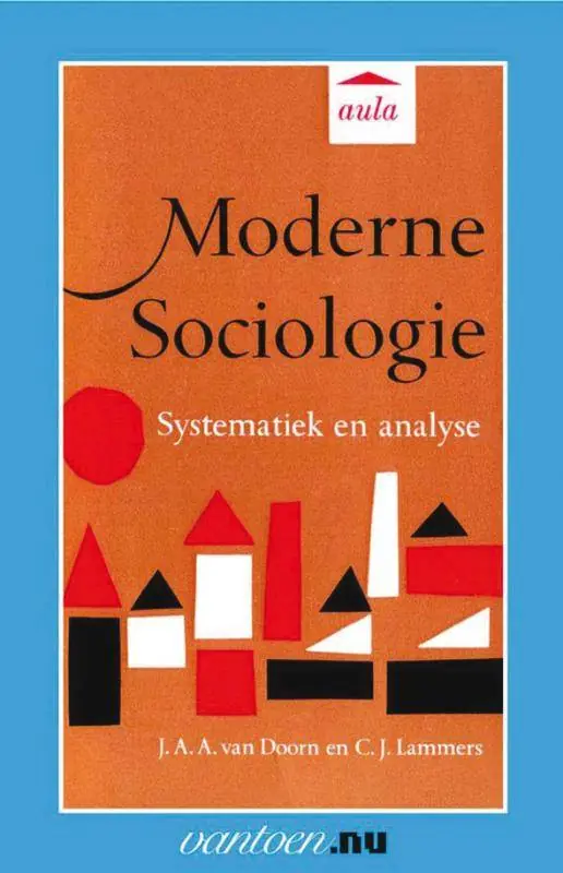 Rechtstreeks Van De Fabrikant Moderne Sociologie / Druk 90