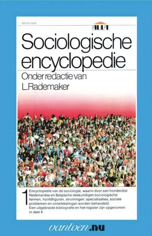Sociologische encyclopedie 1 / Druk 90 Weekendaanbieding
