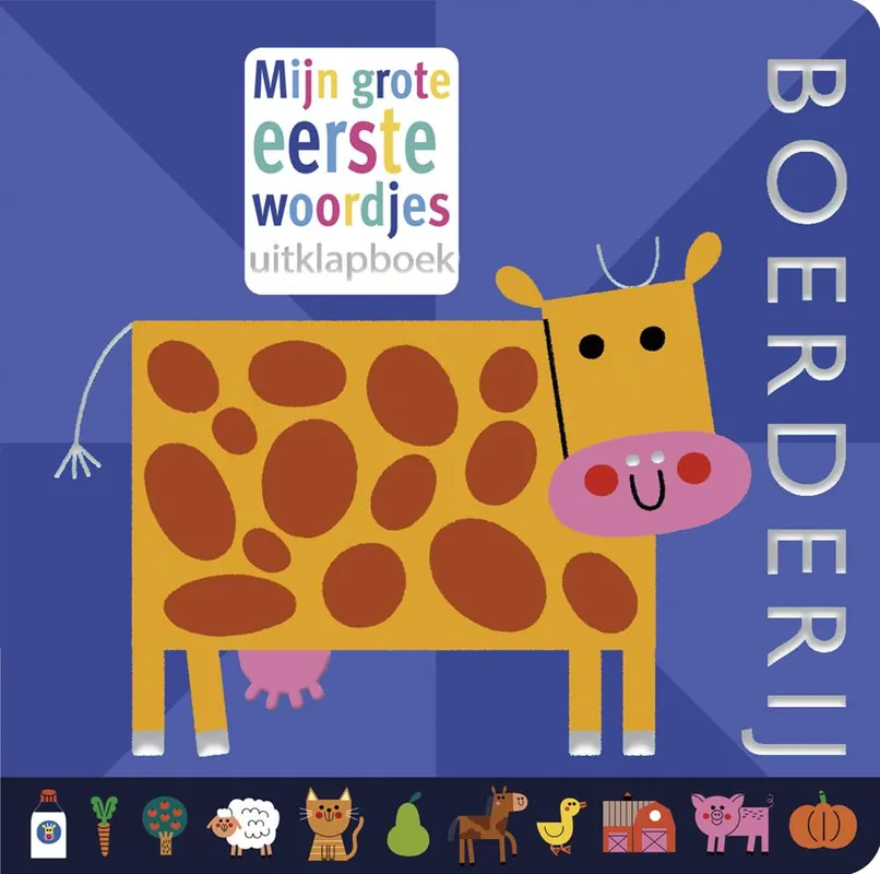 Rechtstreeks Van De Fabrikant Mijn grote eerste woordjes uitklapboek - Boerderij / Druk 1