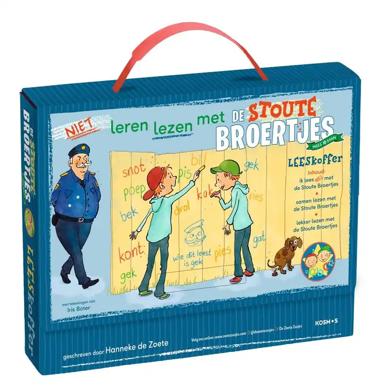 Leren lezen met de Stoute Broertjes leeskoffer / Druk 1 Lage Prijs