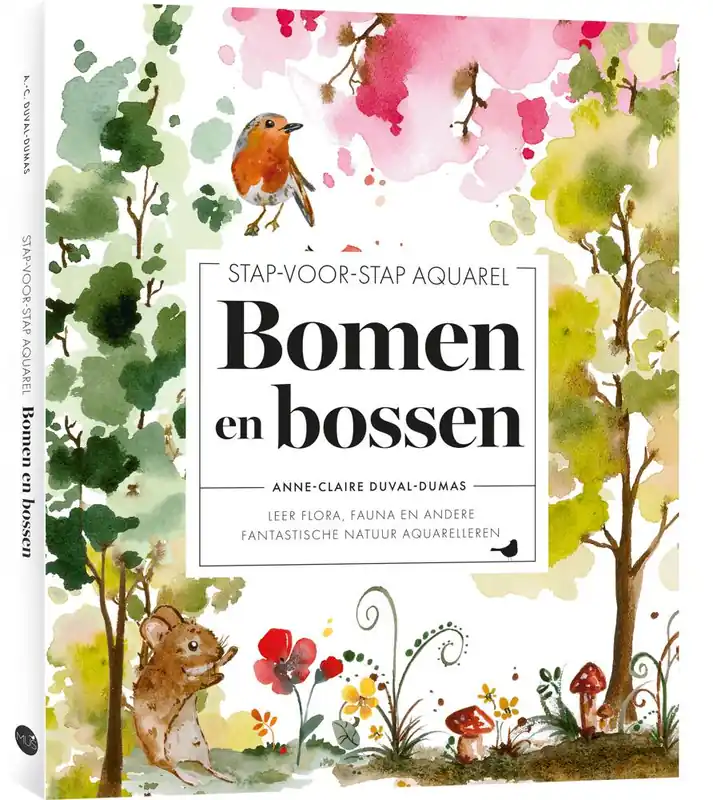 Stap-voor-stap-aquarel: Bomen en bossen / Druk 1 Bestel Nu