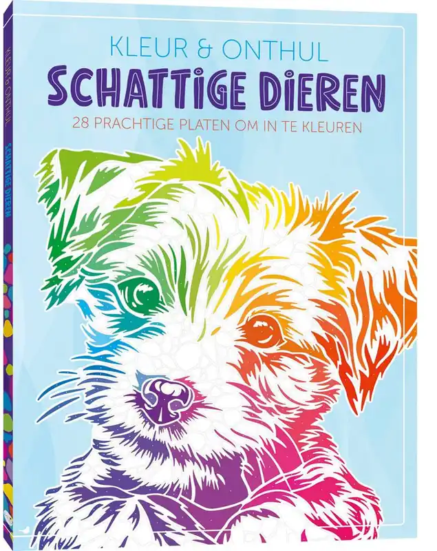 Kleur & Onthul: Schattige Dieren / Druk 1 Populair