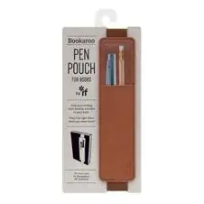 Lage Kosten Bookaroo Pen Pouch - Brown