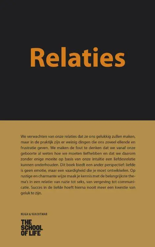 Relaties / Druk 1 Direct Verzonden