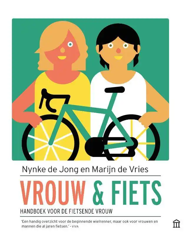 Vrouw en fiets / Druk 15 Populair
