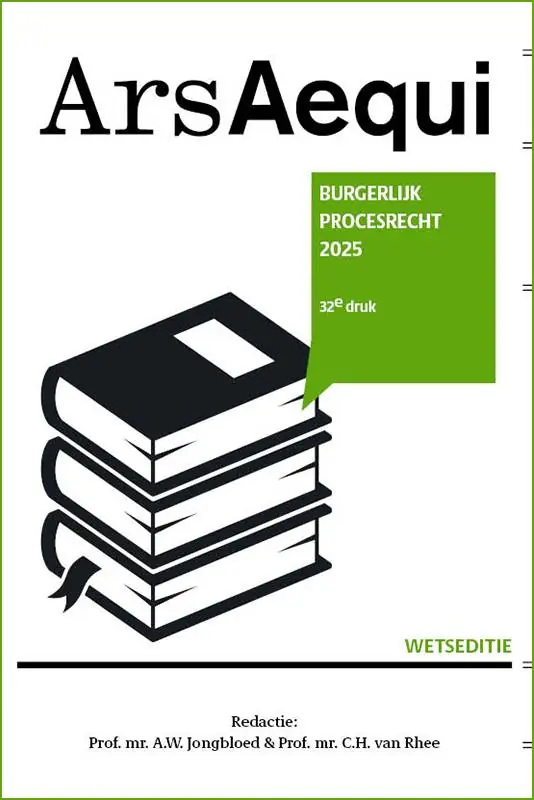 Burgerlijk procesrecht 2025 / Druk 1 Fabrieksprijs