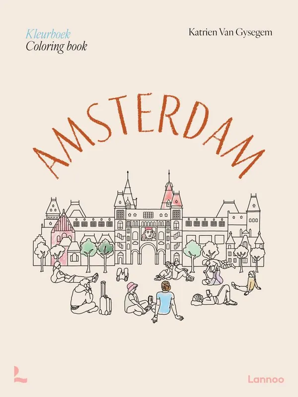Meest Verkocht Kleurboek Amsterdam I Coloring Book Amsterdam / Druk 1