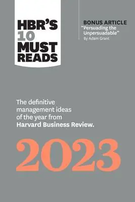 Voordeelprijs HBR's 10 Must Reads 2023