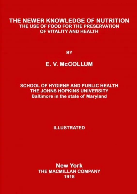 THE NEWER KNOWLEDGE OF NUTRITION / 1st Edition Hoge Kwaliteit