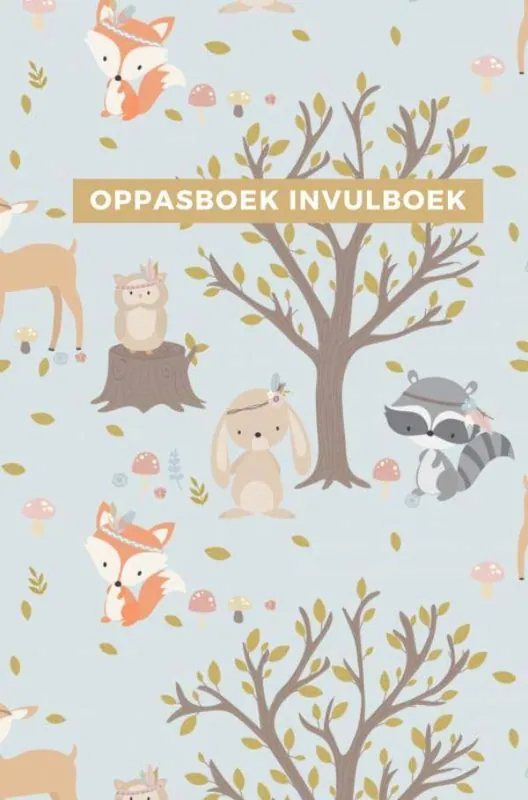 Oppasboek invulboek / Druk 1 Weekendaanbieding