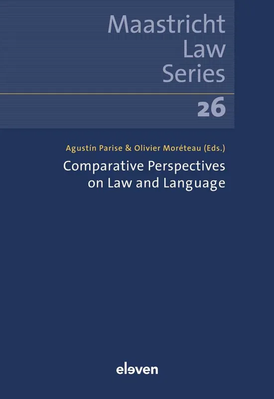 Lage Kosten Comparative Perspectives on Law and Language / 1st Edition