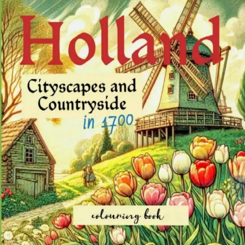Beperkt Aanbod Holland in 1700 colouring book / Druk 1