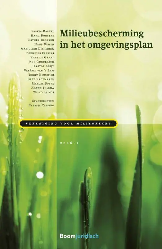 Milieubescherming in het omgevingsplan / Druk 1 Populair