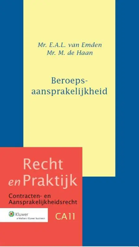 Op = Op Beroepsaansprakelijkheid / Druk 1
