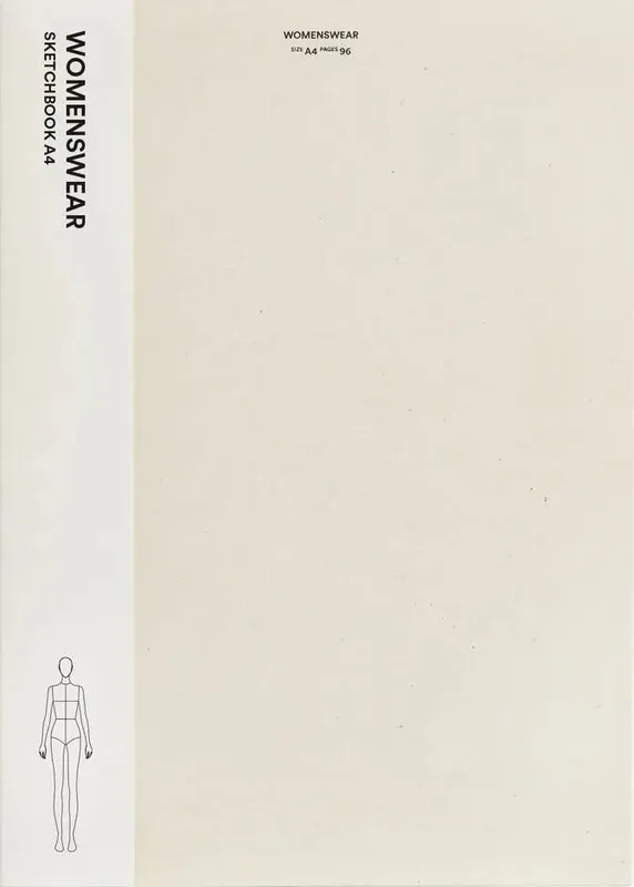 Fashionary Womenswear Sketchbook A4 Snelle Levering