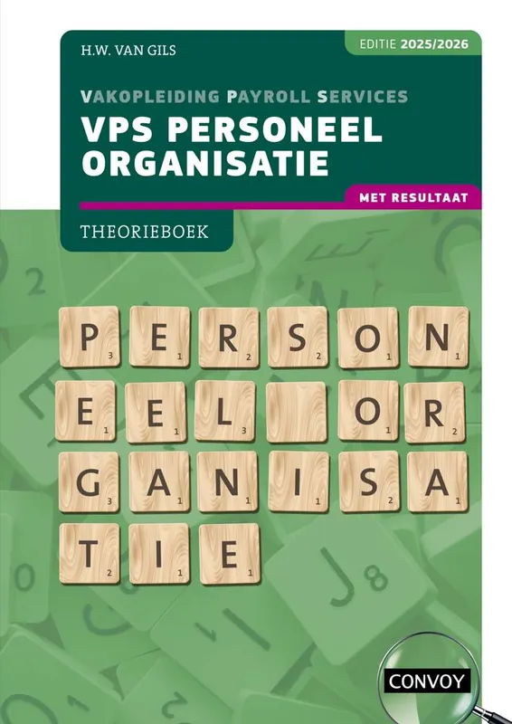 VPS Personeel Organisatie 2025/2026 Theorieboek / Druk 1 Speciale Aanbieding