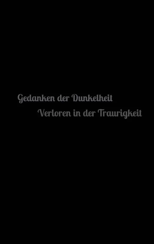 Betrouwbaar Gedanken der Dunkelheit / 1 Edition