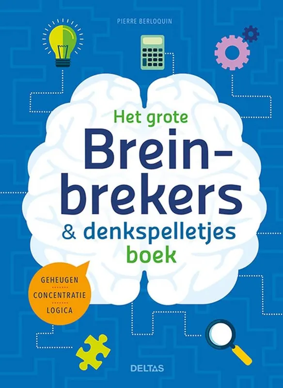 Koopje Het grote breinbrekers en denkspelletjes boek / Druk 1