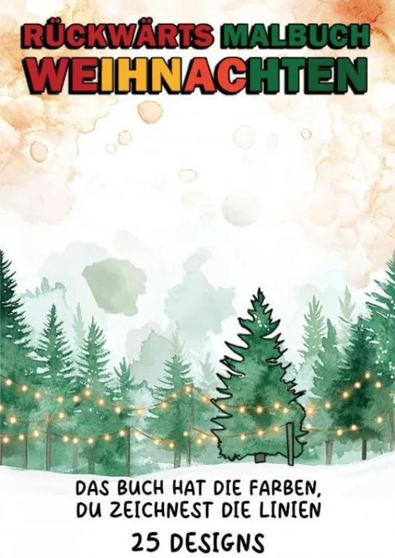 Rückwärts Malbuch - Weihnachten / 1 Edition Gereduceerde Prijs