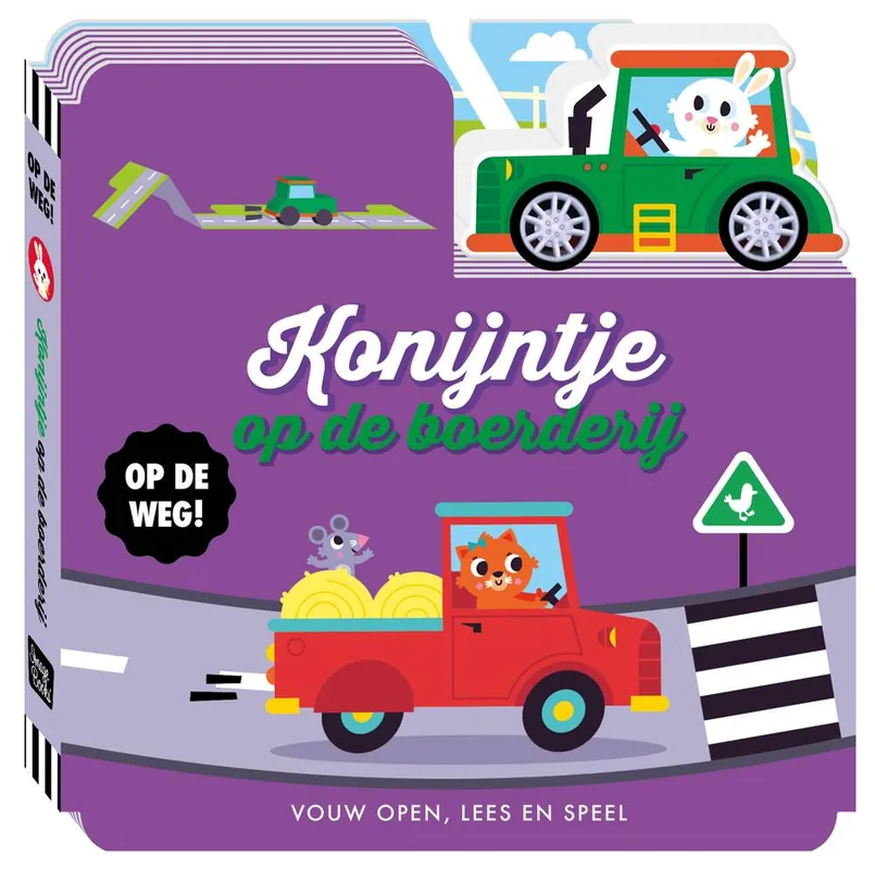 Op de weg - Konijntje op de boerderij / Druk 1 Gratis Verzending