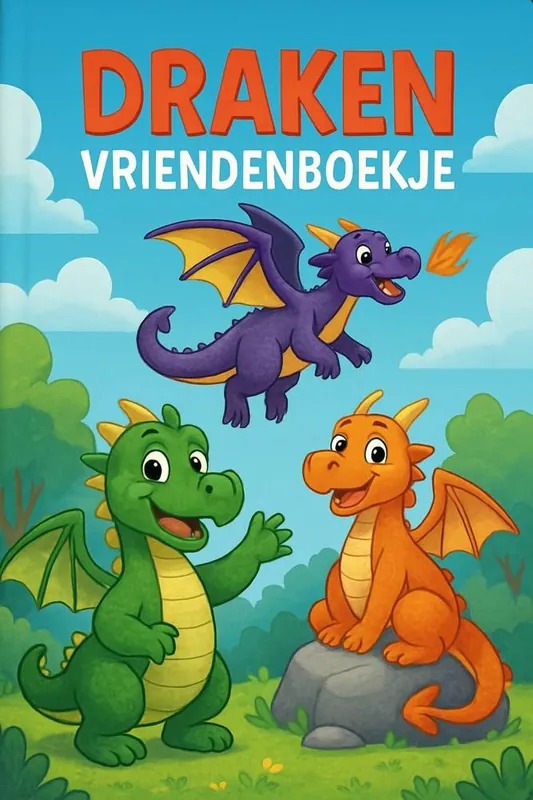 Draken Vriendenboekje / Druk 1 Hete Deal