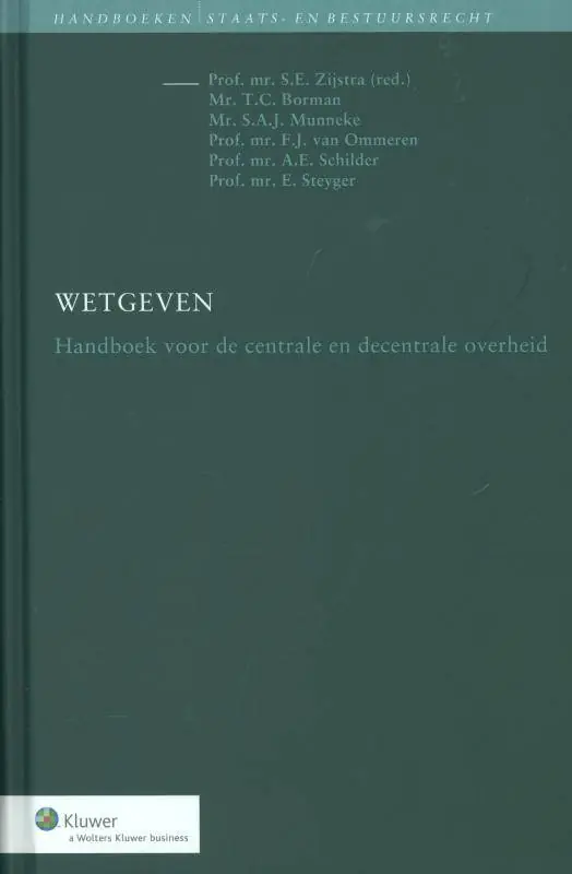 Wetgeven / Druk 1 Direct Beschikbaar