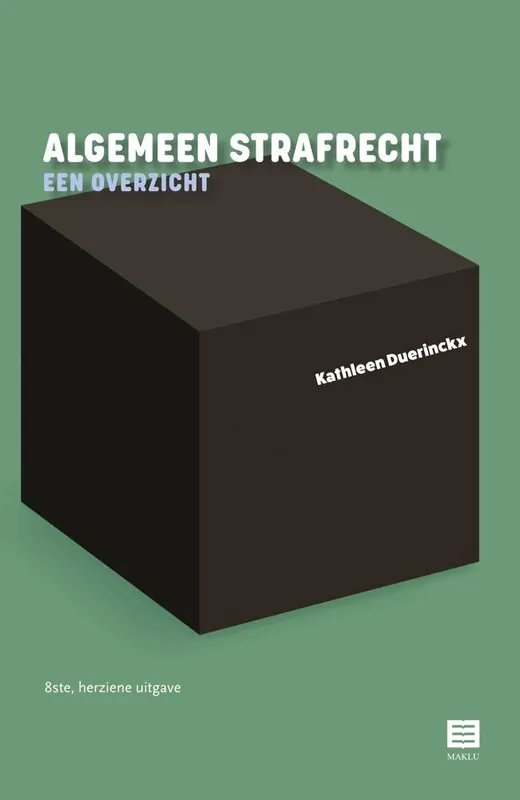 Op = Op Algemeen strafrecht – een overzicht / Druk 8