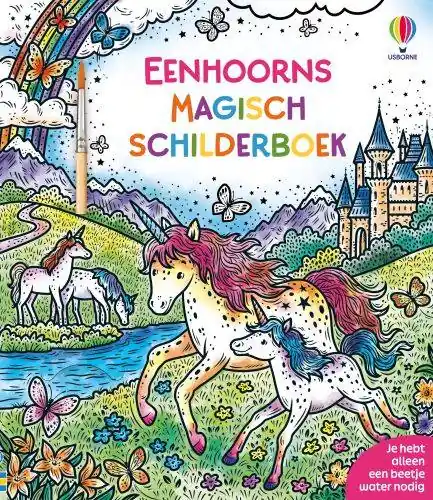 Tijdelijk Beschikbaar Magisch schilderboek Eenhoorns / Druk 1