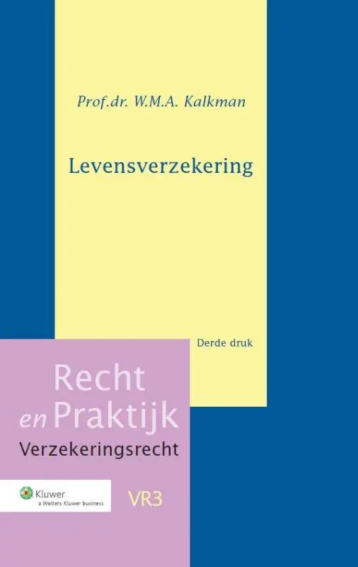 Levensverzekering / Druk 3 Laatste Versie