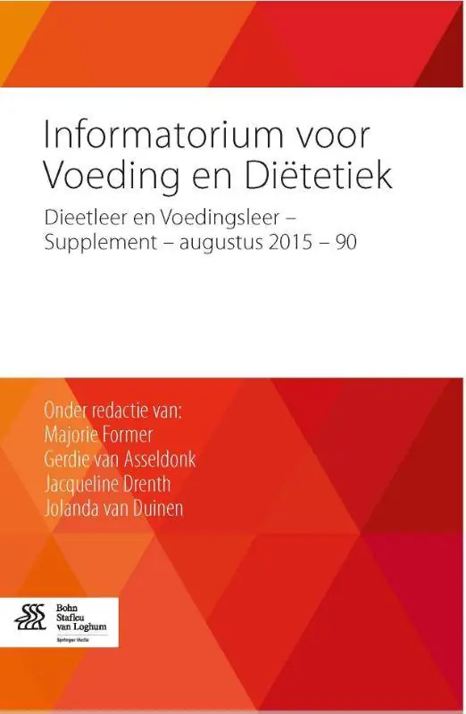 Laatste Versie Informatorium voor voeding en diëtetiek / Druk 1