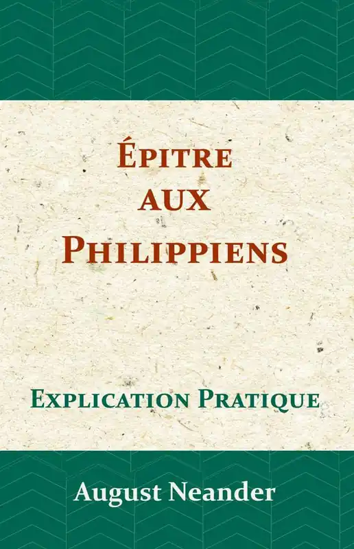 Snelle Levering Épitre aux Philippiens / 1 Edition