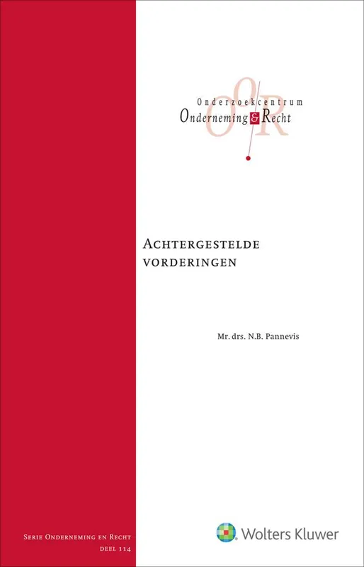 Lage Kosten Achtergestelde vorderingen / Druk 1