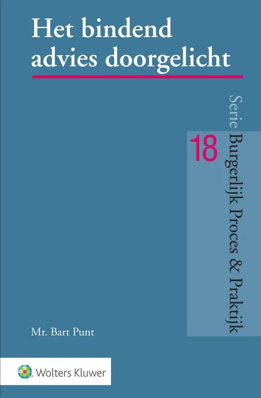 Het bindend advies doorgelicht / Druk 1 Tijdelijk Beschikbaar