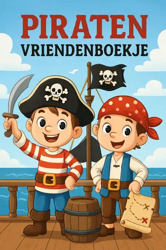 Piraten Vriendenboekje / Druk 1 Tijdelijk Beschikbaar