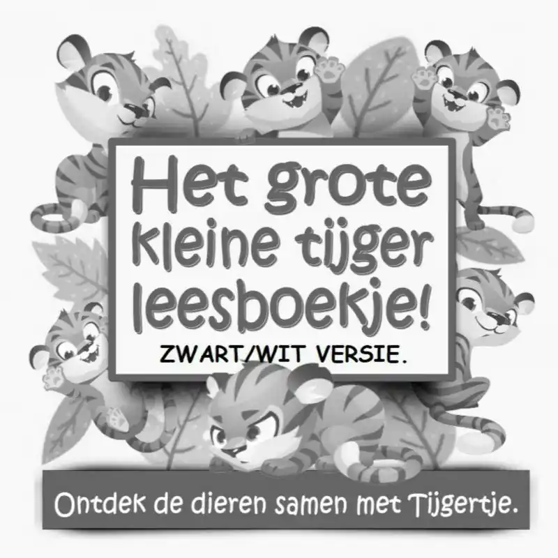Goedkoop Het grote kleine tijger leesboekje! ZWART/WIT versie. / Druk 3
