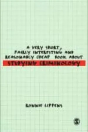 A Very Short, Fairly Interesting and Reasonably Cheap Book About Studying Criminology Betrouwbaar