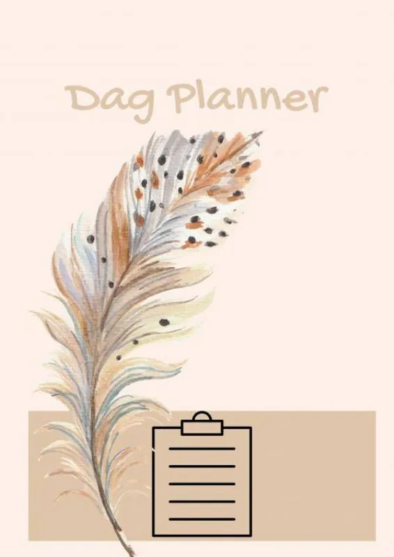 Dagplanner - Werkplanner - Boho - A4 - Veer - Ongedateerd. / Druk 1 Speciale Aanbieding
