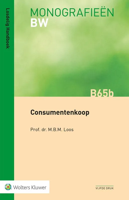 Beperkte Voorraad Consumentenkoop / Druk 5