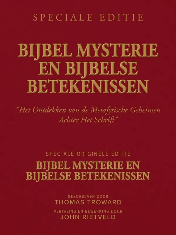 Seizoensaanbieding BIJBEL MYSTERIE EN BIJBELSE BETEKENISSEN / Druk 1