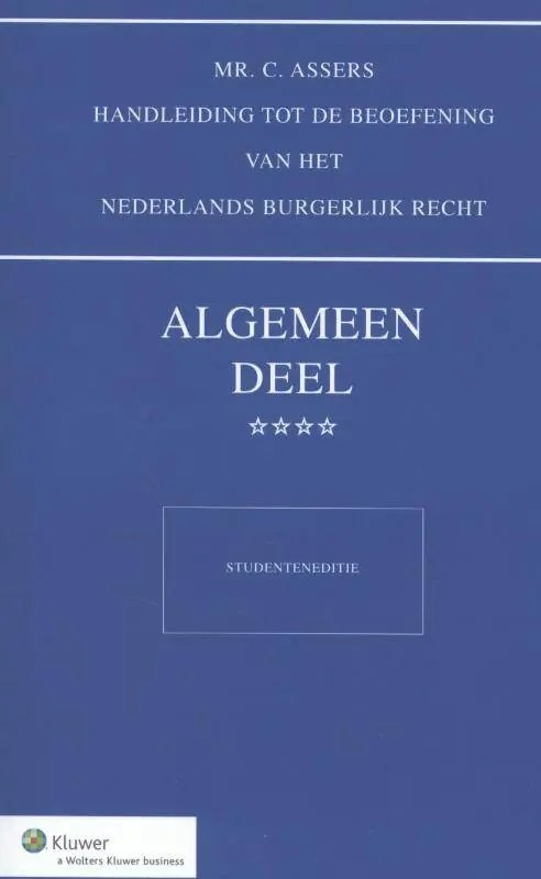 Goedkoop Asser algemeen Deel **** - Studenteneditie / Druk 1