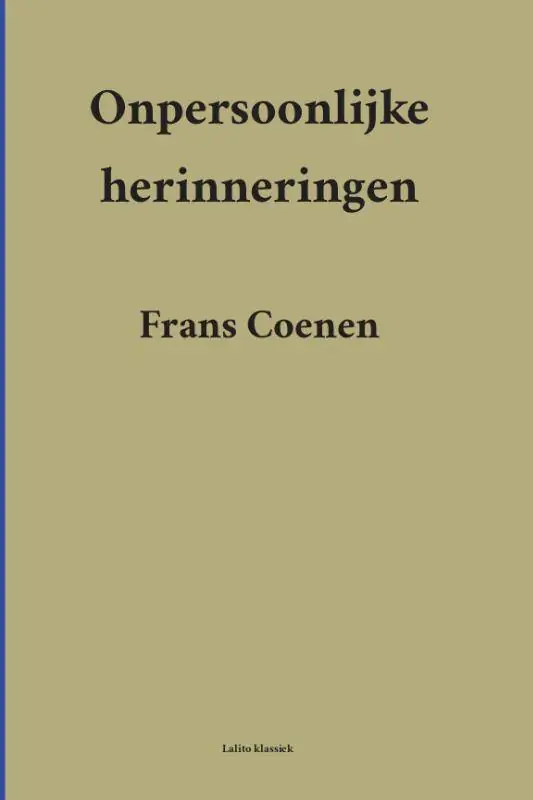 Hoge Kwaliteit Onpersoonlijke herinneringen / Druk 1