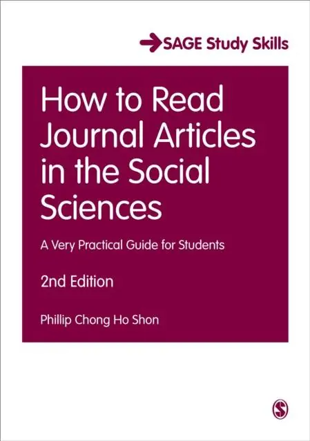 Finale Uitverkoop How to Read Journal Articles in the Social Sciences / 2nd Edition